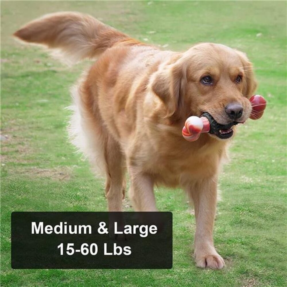 Dog Toys for Aggressive Chewers Bone Dog Toy Interactive Dog Toys for Large Dog - Picture 4 of 7
